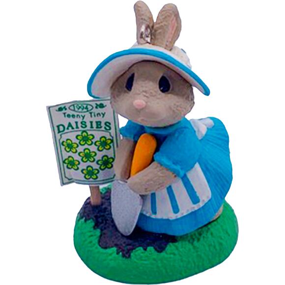 1994 Hallmark Keepsake Easter Ornament Sunny Bunny Garden 3-Piece Set in Box - Picture 6 of 8